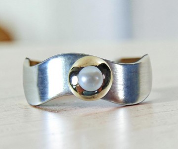 12 design golf ring mat 925 zilver 14k 585 goud parel pr achtergrond 51