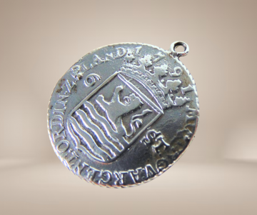 1791 zilver zeeland munt 6 stuivers beige achtergrond 2