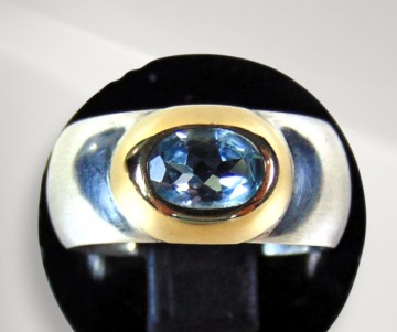 2 925 zilver 585 14k gouden design ring pr 4