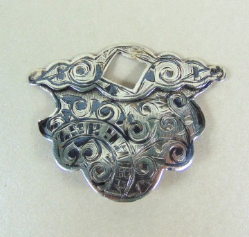 Antiek russische niello zilveren belt buckle riem gesp 3