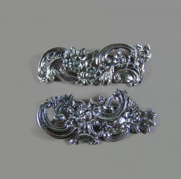 Antieke bloemen bogen broches vermaakt 0