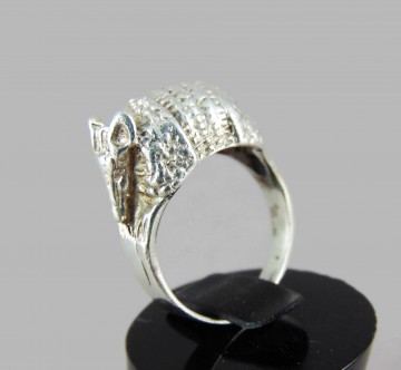 Armadillo zilveren ring 6