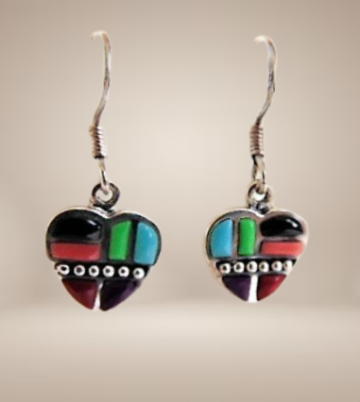 Cobble hart oorbellen 1