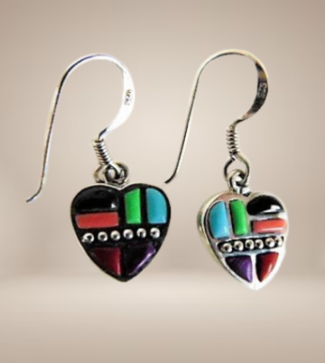 Cobble hart oorbellen 3