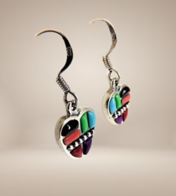 Cobble hart oorbellen