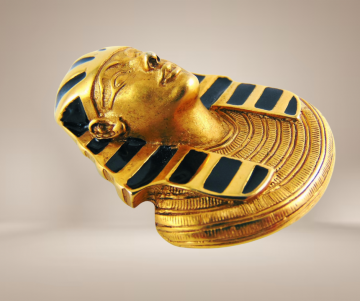 Erwin paul toetanchamon set ring broche hanger originele doos zakjes beige achtergrond 3