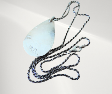 Grote navajo ay turquoise koraal druppel hanger ketting pr