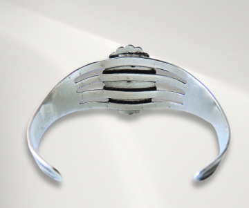 Grote navajo cuff armband groene turquoise pr 2