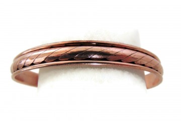 Koperen native armband cuff 2