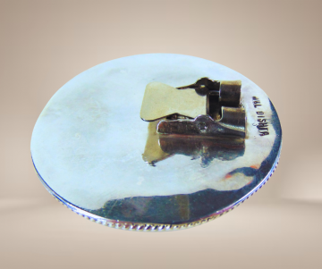 Mega grote dishta zuni native american turquoise koraal parelmoer inleg huifkar bolo tie hanger ketting beige achtergrond 6