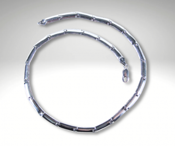 Modernistische bolle lange schakels ketting dk pr 3
