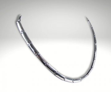 Modernistische bolle lange schakels ketting dk pr 4