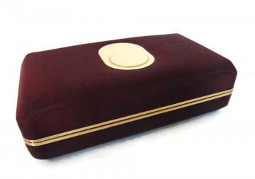 Monet unieke sieraden doos zwart fluweel 2