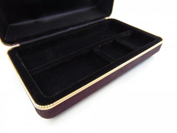 Monet unieke sieraden doos zwart fluweel 7