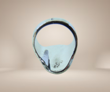 Mp zilveren kokopelli brede ring beige achtergrond 1