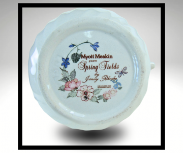 Myott meakin spring fields kleine lampet kan fruitkan grijze overloop lijst 5