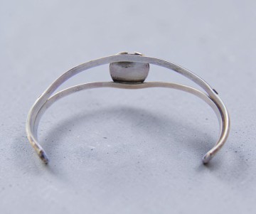 Navajo split band zilveren turquoise armband pr 4