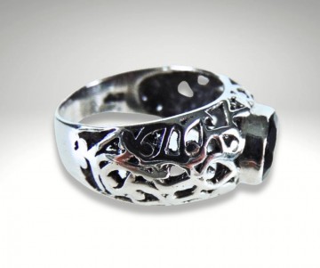 Nieuwe opengewerkte ring onyx pr 1