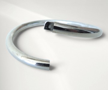 Ovale 835 zilveren buis armband pr4