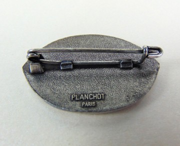 Planchot antieke tinnen maria pieta broche 5