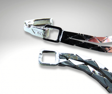 Teka theodor klotz modernistisch zilver schakelarmband onyx pr 3