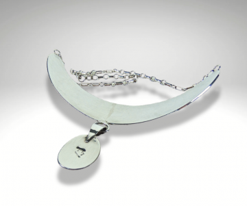 Tom sam native american zilveren overlay kokopelli ketting pr