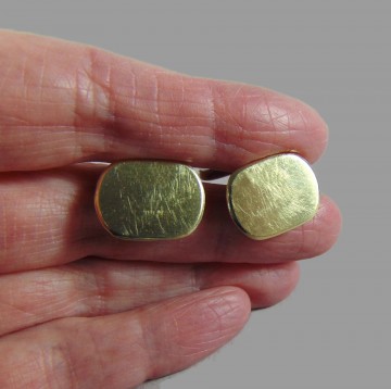 Verguld zilveren manchetknopen krassen 1