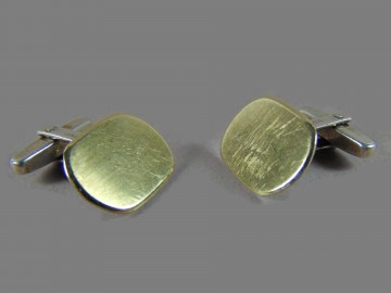 Verguld zilveren manchetknopen krassen 3