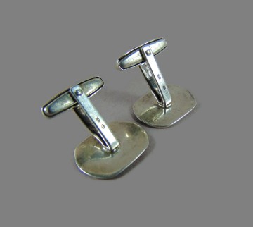Verguld zilveren manchetknopen krassen 4