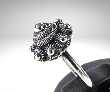 Zeeuwse knoop zilveren ring pr 4