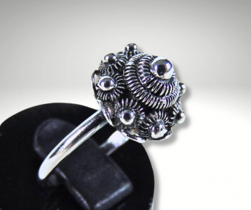 Zeeuwse knoop zilveren ring pr