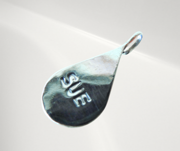 Zuni zilver multi stone inleg druppel hanger pr
