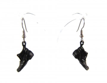 Zwarte schoenen oorbellen 3